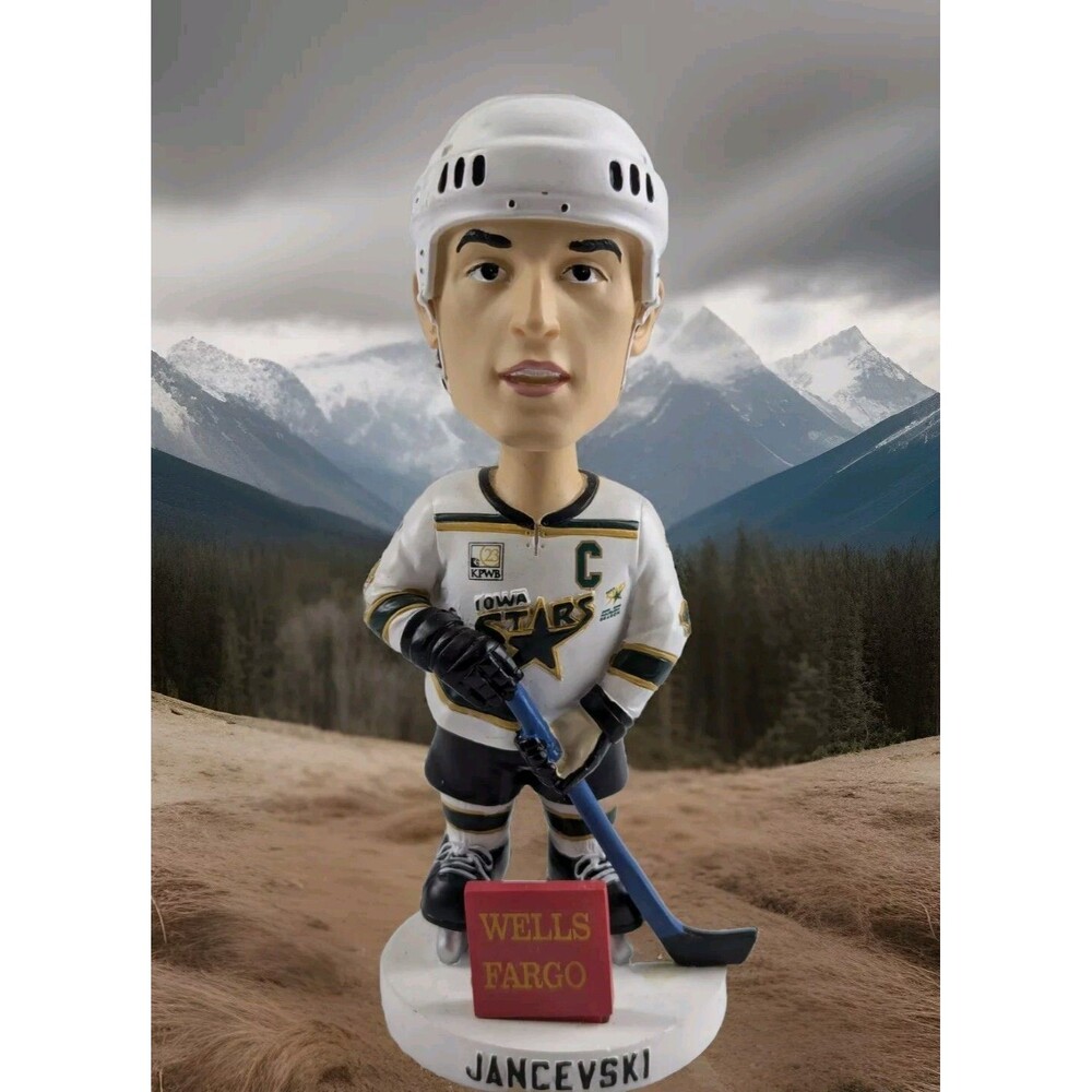 Dan Jancevski Dallas Stars #4 NHL Competitive Edge Bobblehead Wells Fargo
